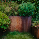 Umgestaltung eines Gartens zum Doppelhaus in Dresden-Nord